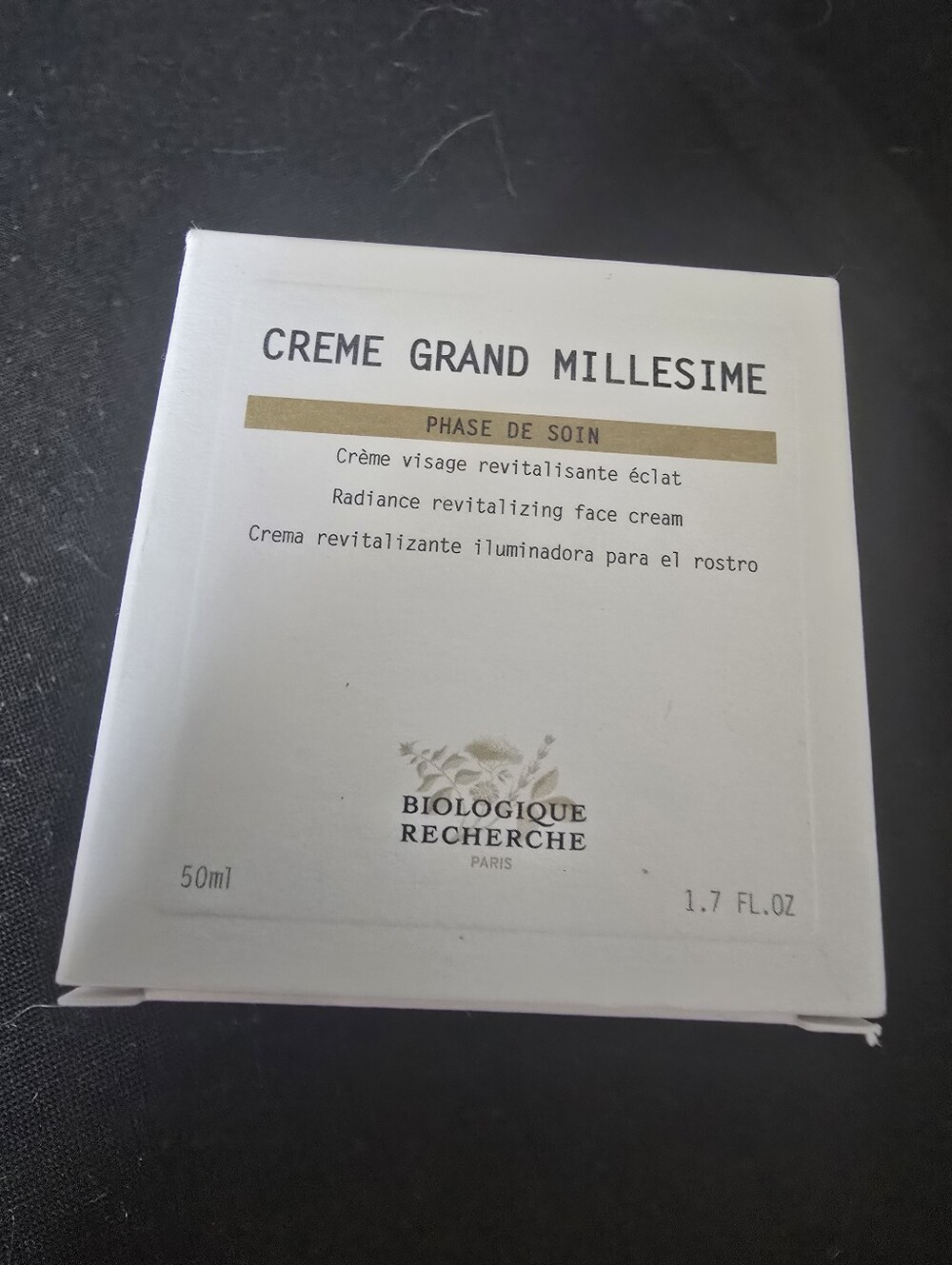 Biologique Recherche Creme Grand Millesime Radiance Face Cream - White/Gold